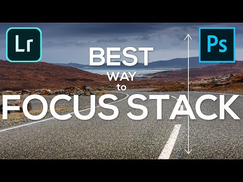 BEST way to Focus Stack in Photoshop