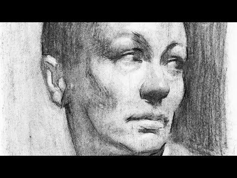 Drawing a striking portrait in charcoal (free class)