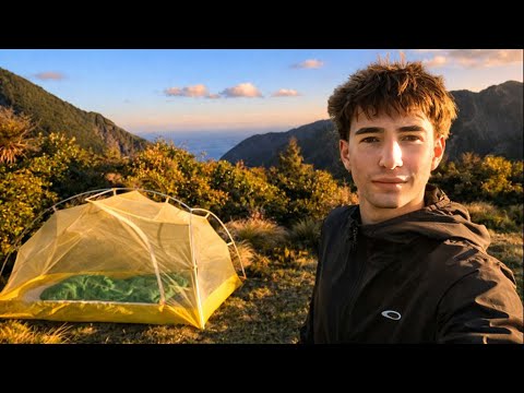 Survival Camping with Extreme Winds in New Zealand's Mountains