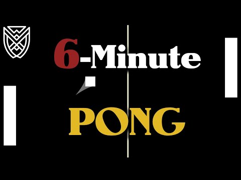 Making PONG in 6 Minutes Unity Tutorial
