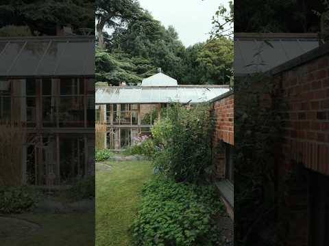 An energy efficient house set within a secret Georgian walled garden 🌿 #sustainablehouse #ecobuild