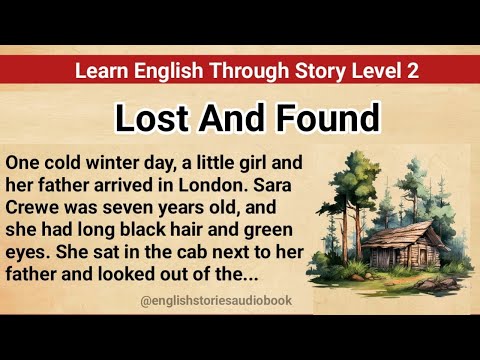 Learn English Through Story Level 2 | Graded Reader Level 2 | English Story| Lost and  Found