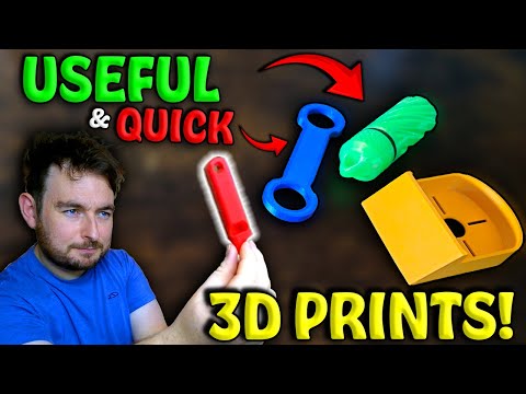 Fast 3D Prints That You Will ACTUALLY Use!