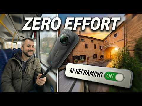 Insta360 X5 Automatic Features ARE WILD: The "Lazy" Way to Film Travel