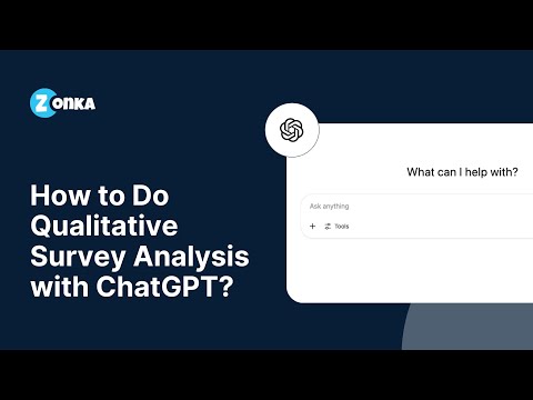How to Do Qualitative Survey Analysis with ChatGPT (Step-by-Step Tutorial)