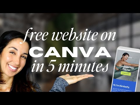 Create a Stunning Website on Canva FOR FREE: 10-Minute Tutorial