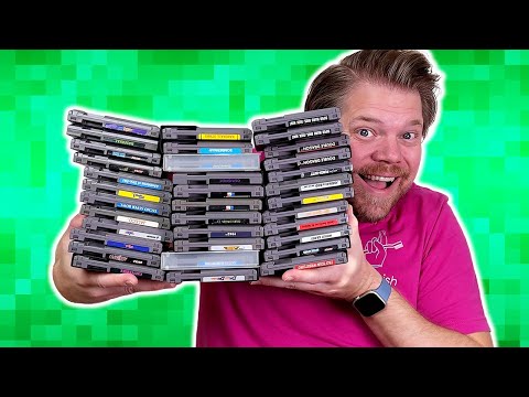 Cleaning a PILE of NES Games - How Many Will Work?