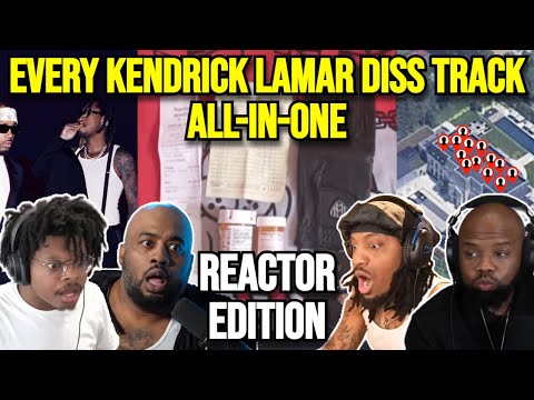 Every Diss Track From Kendrick Lamar - All-in-One | REACTION MASHUP