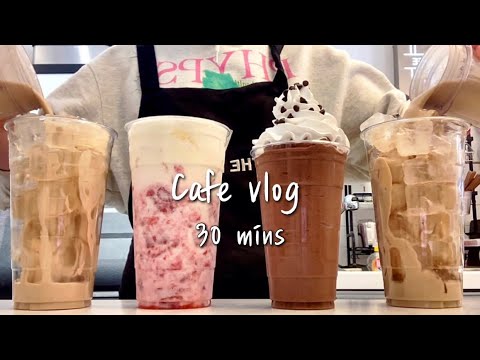 (Eng)🧡🤎🌾Cafe Vlog Collection of 30 minutes🌾🤎🧡/ cafe vlog / asmr