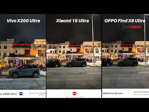 Vivo X200 Ultra Vs Xiaomi 15 Ultra Vs Oppo Find X8 Ultra Camera Comparison