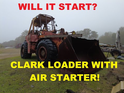 WILL IT START? abandoned wheel loader