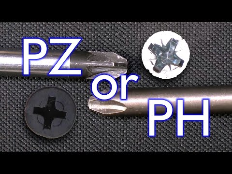 Screws - Phillips or Pozidriv ?