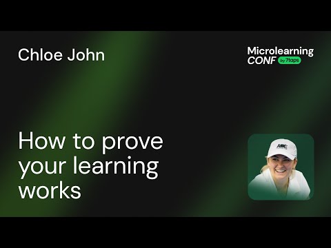 How to prove your learning works - LTEM model