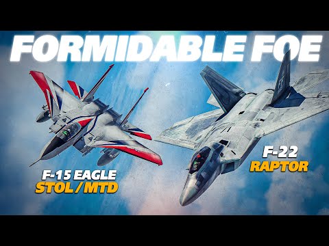 Imagine How Good The F-15 Eagle Could Have Been... | F-22 Raptor Vs F-15 STOL/MTD DOGFIGHT | DCS |