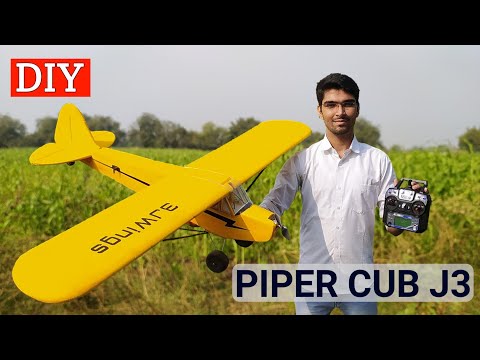 I Build Rc Scale Piper J3 Using Thermocol #aeroplane  #rcplane
