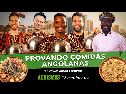 PROVANDO E DANDO NOTAS PRA COMIDAS DA ANGOLA (PARTE 2) | #3CONTINENTES #95