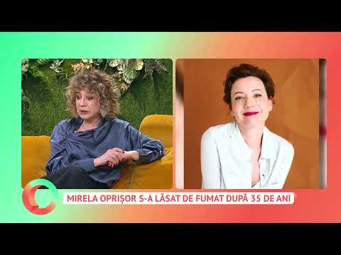 Mirela Oprișor s-a lăsat de fumat după 35 de ani