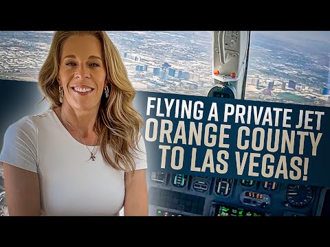 Flying Myself from Laguna Beach to Las Vegas in a Private Jet