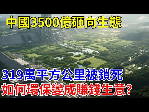 3500億砸向生態！319萬平方公里被“鎖死”？中國如何把環保變成賺錢生意？#治理工程#退耕還濕#生態保護#山水治理#超級工程