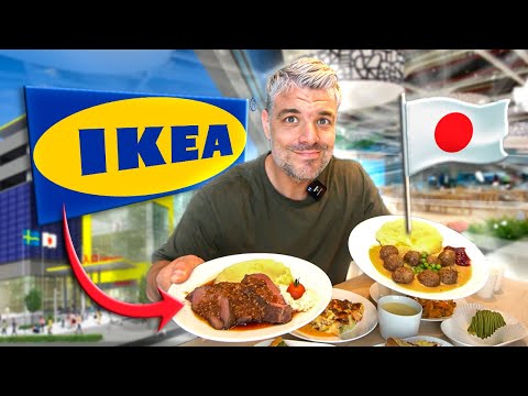 EATING at IKEA RESTAURANT JAPAN 🇯🇵 THE WEIRDEST IKEA FOOD