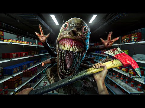 This Game blends Supermarket Simulator with HORROR... And its GREAT!