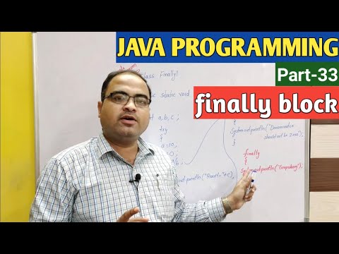 JAVA PROGRAMMING | Part-33 | finally block