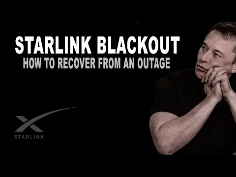 SpaceX Starlink Outage Recovery