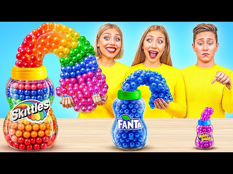 Big, Medium and Small Plate Challenge | Tasty Kitchen Hacks by Multi DO Joy