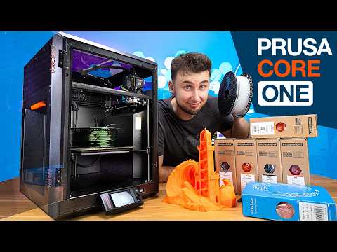 Drukarka 3D Prusa Core One - Czy jest taka dobra? - Test | Recenzja | Unboxing | Ustawienia Startowe