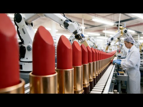 Luxury Lipstick Atelier: signature color journey — rare pigments to perfect bullet.
