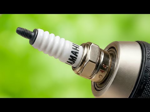 Just insert the old spark plug into the drill and every house needs this but no one does it!