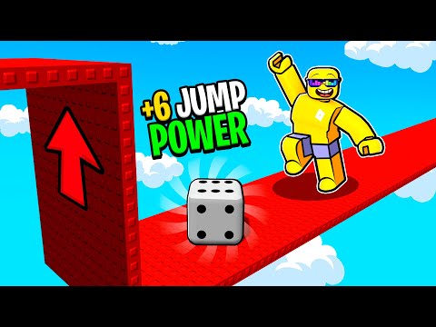 Roll Dice to Unlock +1 JUMPING POWER  in Roblox