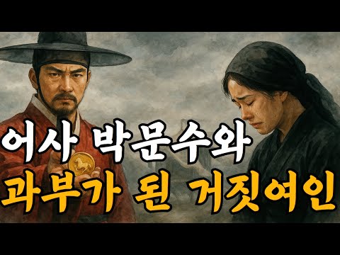어사 박문수와 과부가 된 거짓의 여인 야담l민담l전설l옛날이야기l어사박문수이야기