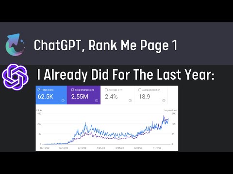 ChatGPT Masterclass: Actually Rank Content On Google With SEO