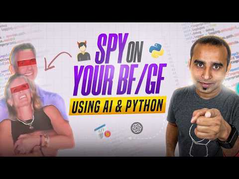 Spy on Your BF/GF Using AI & Python || Is Your BF or GF Cheating? AI Will Tell You || Python