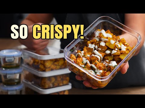 How I Prepped 4 Days of Crispy Garlic Butter Chicken in 40 Mins (High Protein!)