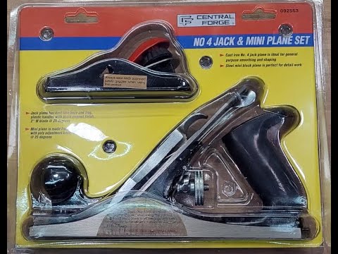 WHAT DOES $15 GET YOU?! - Harbor Freight Central Forge Hand Plane No 4 - Review and Unboxing