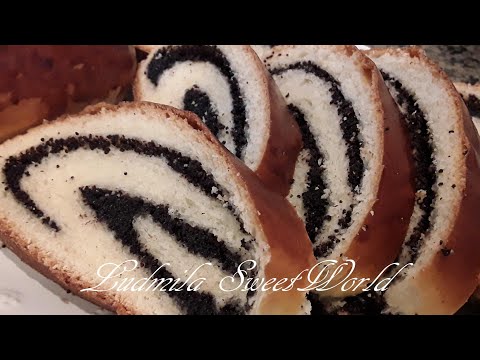 Рулет с маком. Такого потрясающего рецепта у вас еще не было!