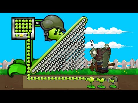 Strongest Fusion Plant. 250 Plants Vs. Zombies PvZ Plus pvz funny moments