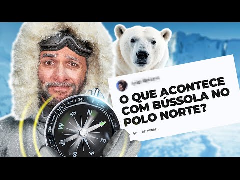 Pra ONDE aponta a BÚSSOLA no POLO NORTE? Iberê responde!