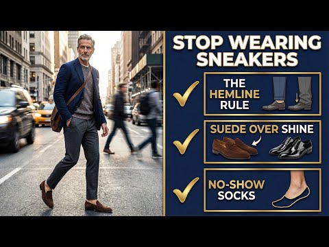 Stop Wearing Sneakers With Jeans! (The Only Shoe Men Over 50 Need)