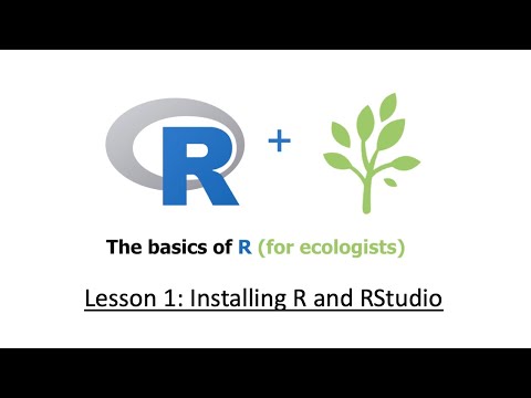 R for Ecologists (Lesson 1) Installing R and RStudio
