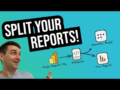 Split your Power BI report and Semantic Model in SECONDS! (Create a Thin Report FAST 🔥)
