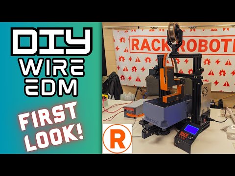 Wire EDM at home? RackRobotics PowerCore V2 FIRST LOOK #3dprinting #rmrrf
