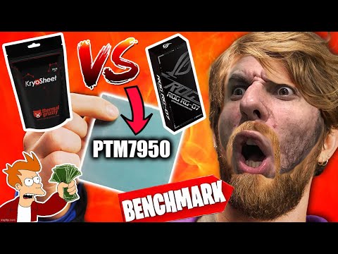🛑 PTM7950 vs Kryosheet vs ROG Thermal Paste 😱👑