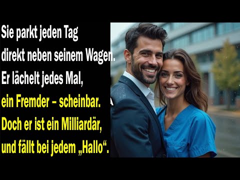 Sie parkt täglich neben ihm, ahnungslos, dass der freundliche Fremde ein Milliardär ist.