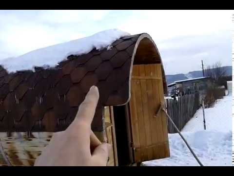 "БАНЯ БОЧКА" ЭКСПЛУАТАЦИЯ 4 ГОДА И 2 МЕС.