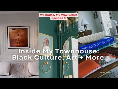 My House, My Way Ep 5: Townhouse Tour, Home Decor | Gallery Wall + Artwork + Obama Portraits + Books