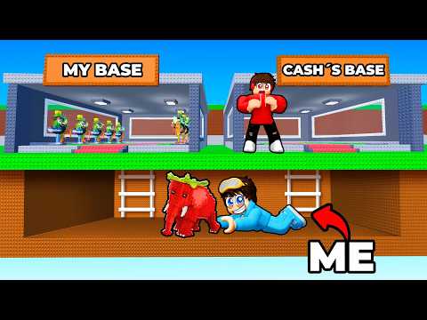 Stealing YouTuber’s Brainrots with a SECRET TUNNEL..