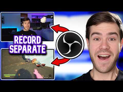 How to Record Gameplay & Webcam Separately in OBS Studio